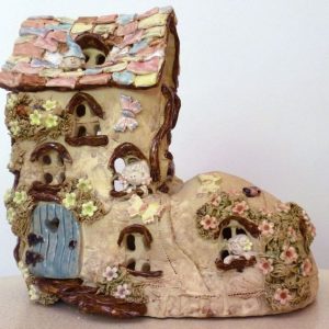 Old Woman Who Lived In A Shoe Exclusive Handmade Child's Night Light