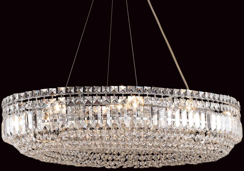 Olovo Chrome Oval 12 Light Strass Crystal Chandelier Pendant Ce09192 Olovo Chrome Oval 12 Light Strass Crystal Chandelier Pendant
