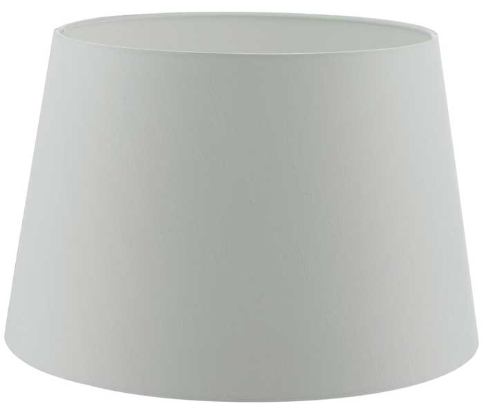Cezanne 35cm White French Drum Ceiling, White Table Lamp Shade