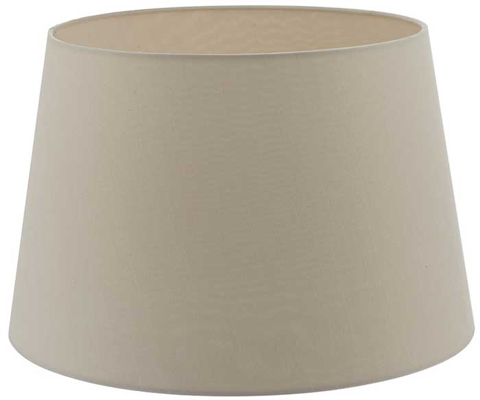 Cezanne 35cm Ecru French Drum Ceiling Or Table Lamp Shade