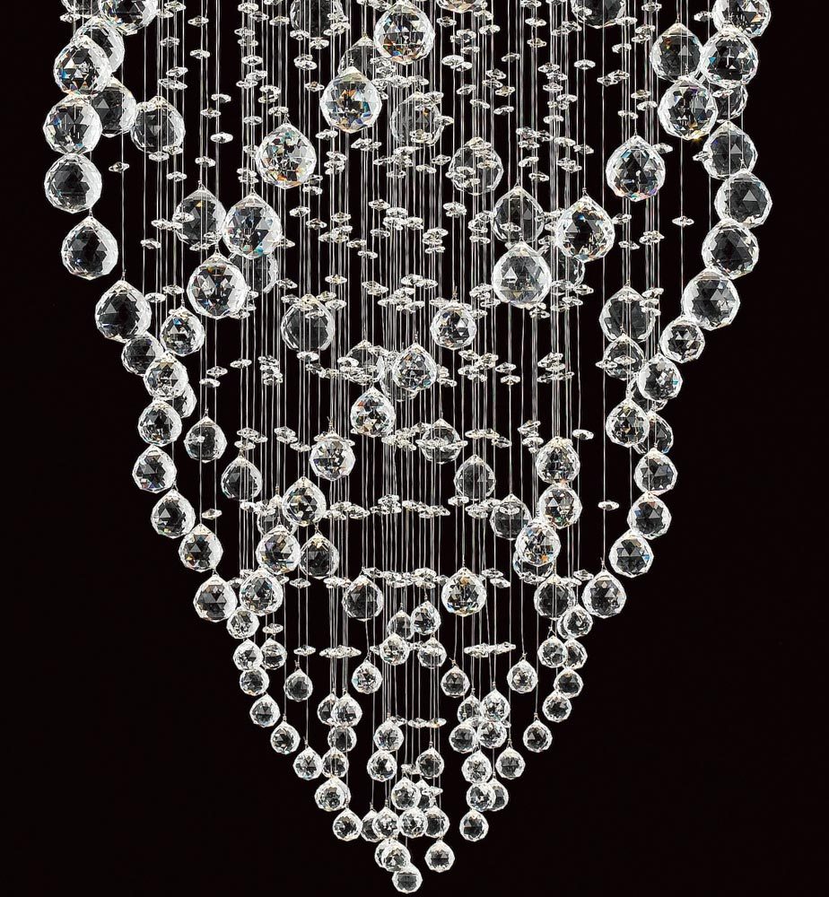 Madrid Contemporary Chrome 9 Light Crystal Chandelier Universal Madrid Contemporary Chrome 9 Light Crystal Chandelier
