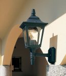 Elstead Chapel Mini 1 Light Upward Outdoor Wall Lantern Black