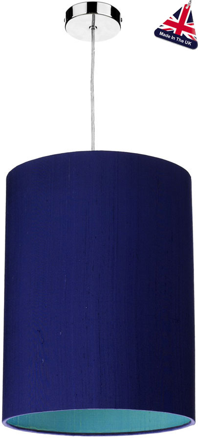 David Hunt Cylinder Silk 30cm Two Tone Shade Various Colours