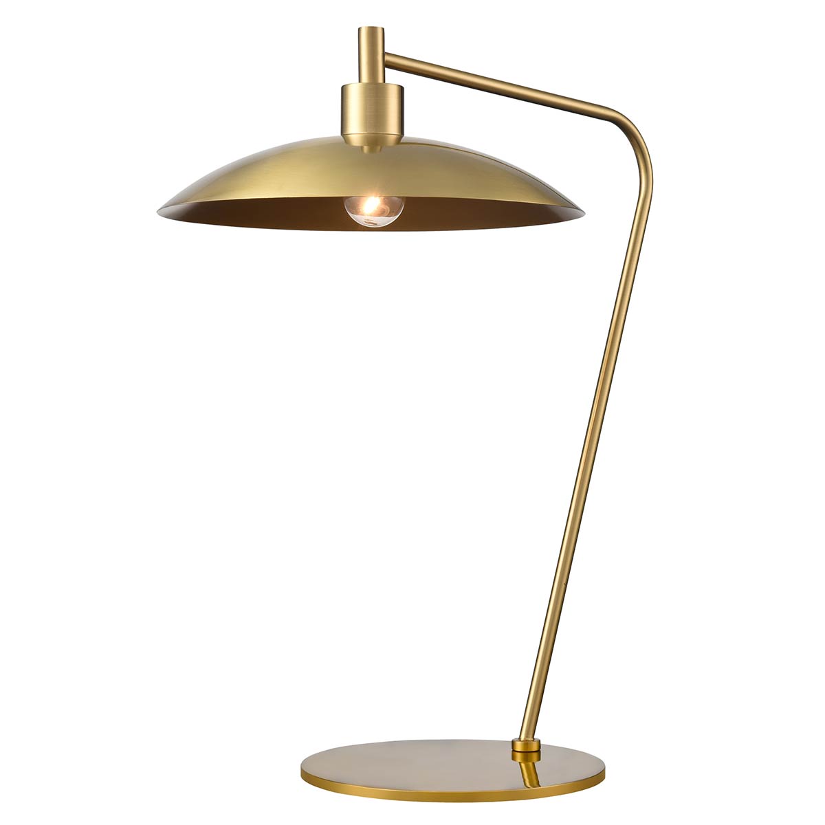 Cole Traditional Aged Brass Table or Desk Lamp
