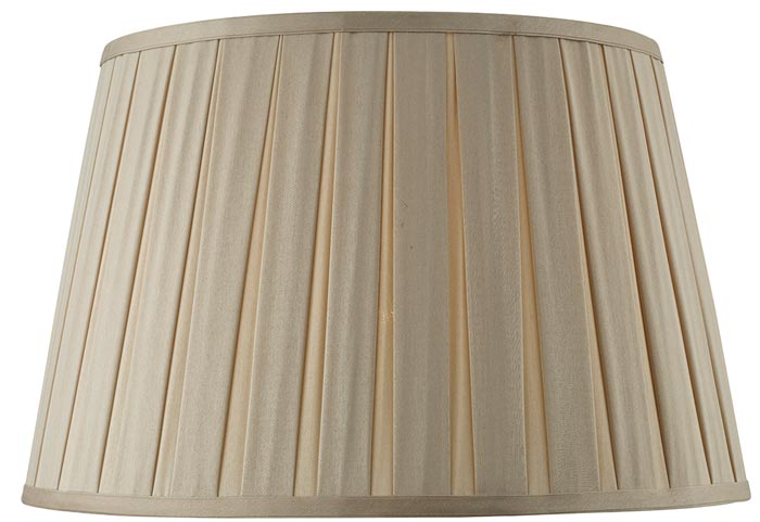 Degas Taupe 40cm Pleated Empire Table Lamp Shade