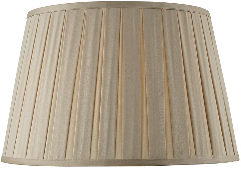 Degas Taupe 45cm Pleated Empire Large Table Lamp Shade