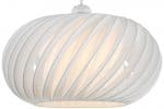 Dar Explorer Ribbed Fabric Pendant Lamp Shade White
