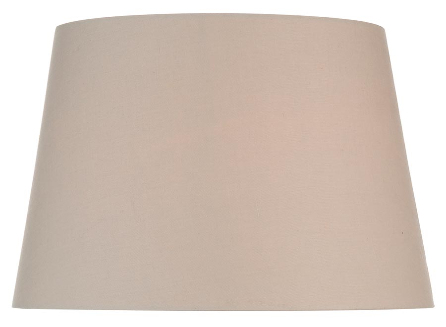 Lined Cream Cotton 45cm Tapered Large Table Lamp Shade