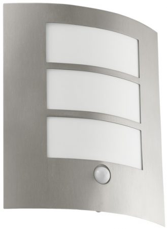 Flush Outdoor PIR Sensor Wall Light Stainless Steel 88142