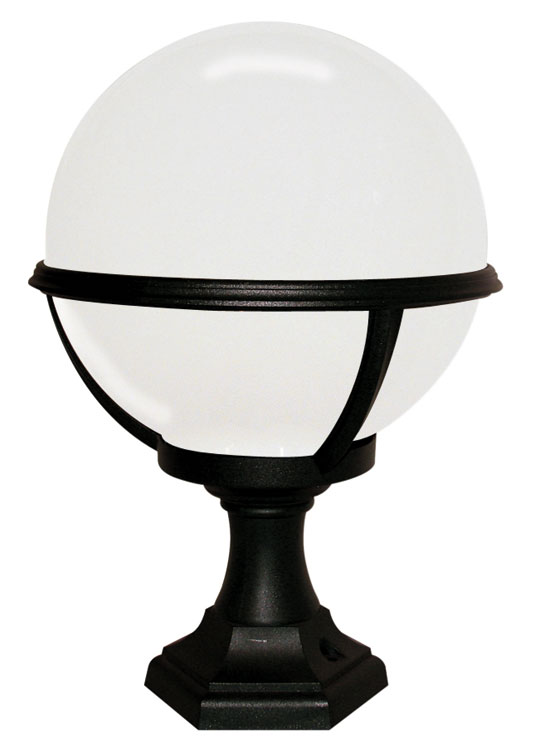 Black Opal Globe Rust Proof Outdoor, Outdoor Globe Lamp Post