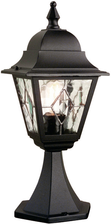 Elstead Norfolk Traditional Black Outdoor Post Top Lantern