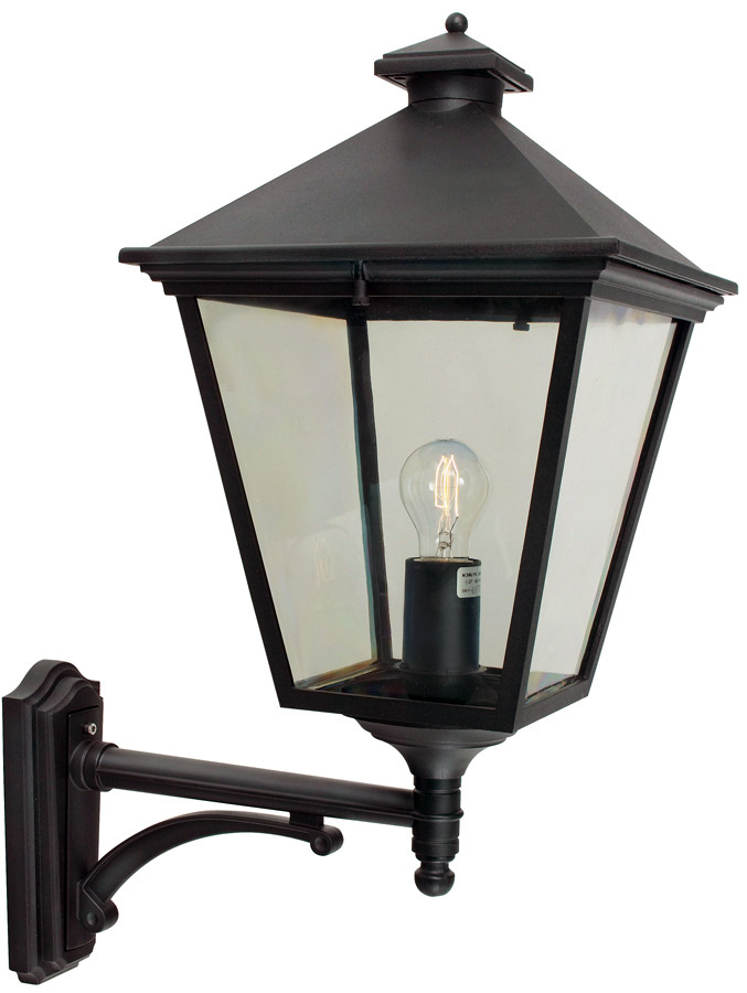 Norlys Turin Grande Upward Outdoor Wall Lantern Black