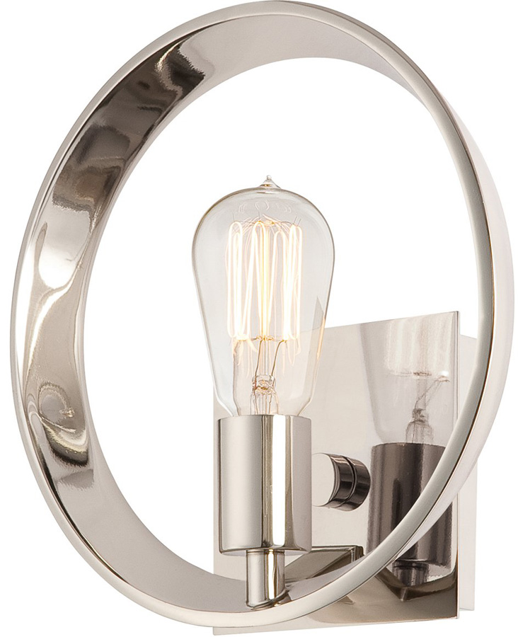 Quoizel Uptown Theater Row Single Wall Light Imperial Silver