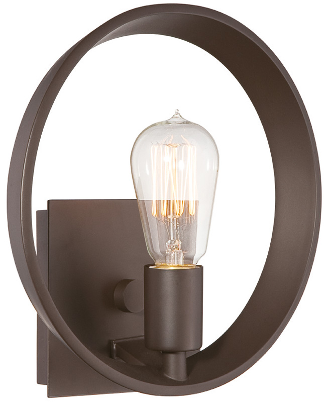 Quoizel Uptown Theater Row Single Wall Light Western Bronze