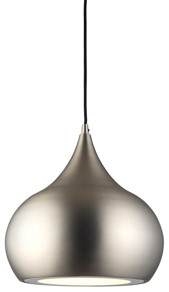 Brosnan Matt Nickel Dimmable 18w LED Pendant Light