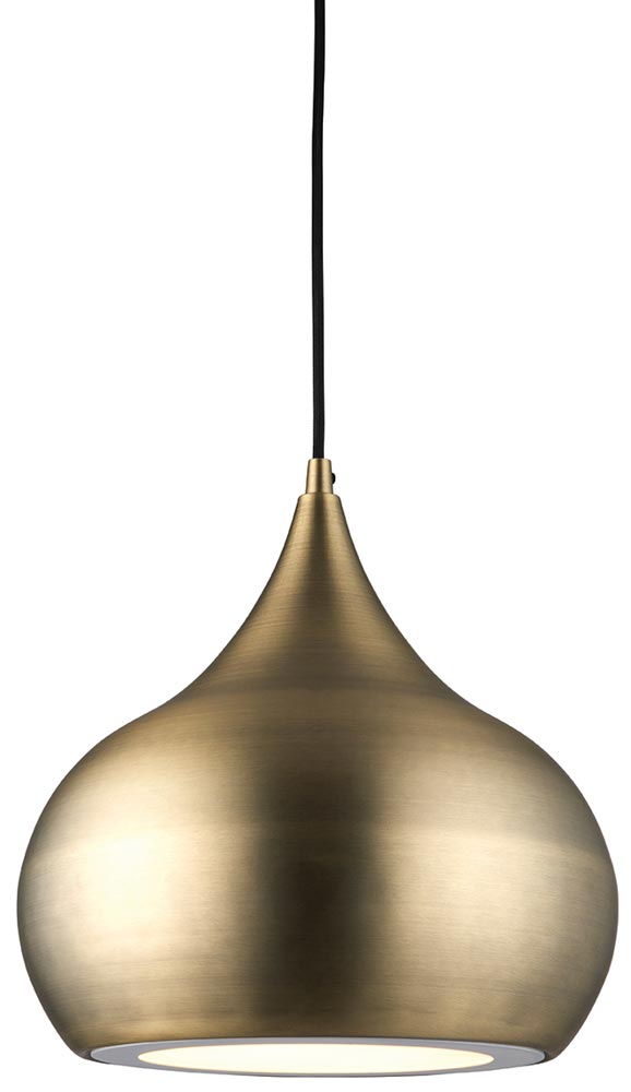 Brosnan Antique Brass Dimmable 18w LED Pendant Light