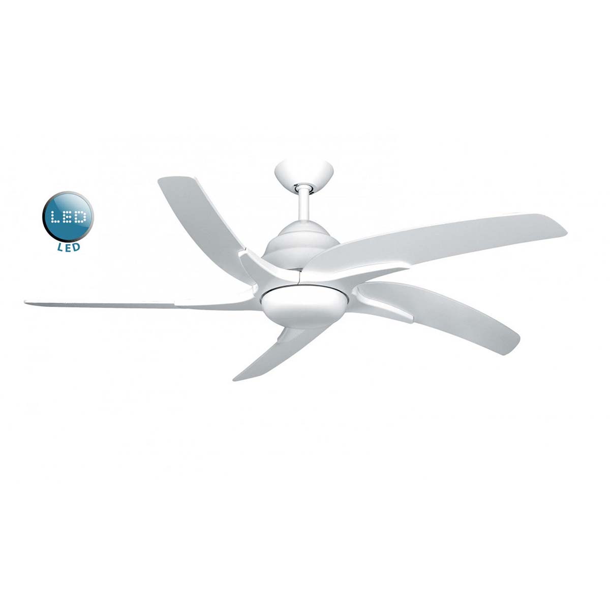 Fantasia Viper Plus Remote Control 54″ Ceiling Fan LED Light White