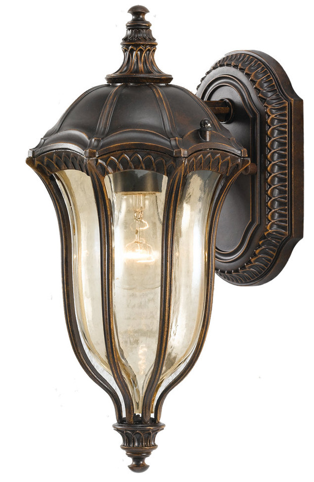 Feiss Baton Rouge Walnut 1 Light Traditional Outdoor Lantern