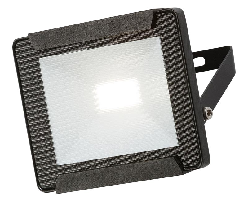 Black 10w LED Outdoor Security Floodlight IP65 800 Lumen