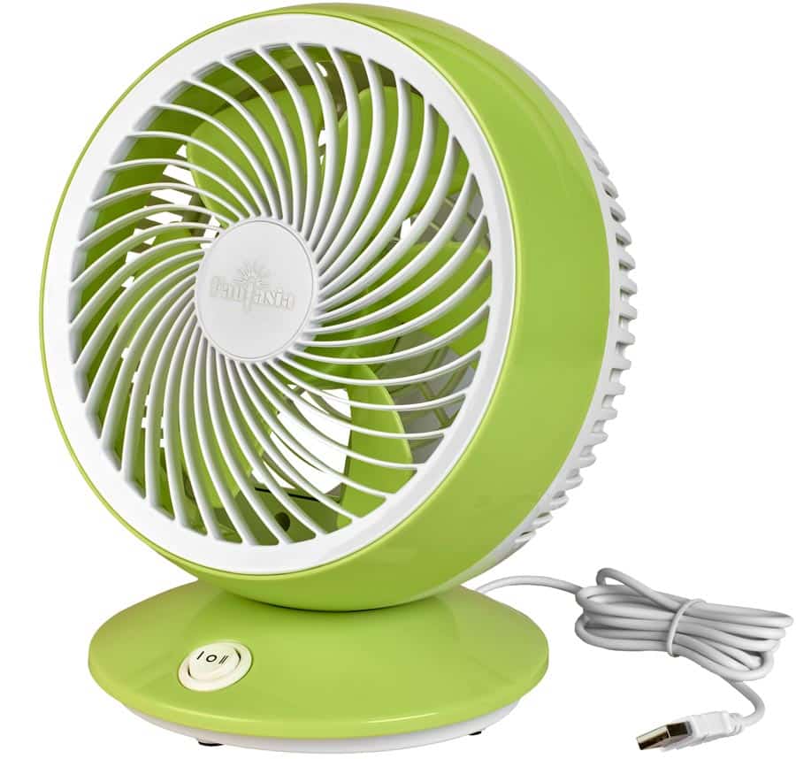 Fantasia USB Powered 2 Speed Desktop Fan Green & White