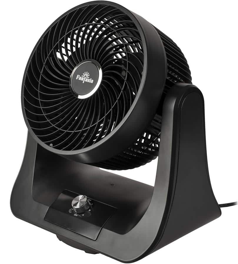 Fantasia Whirlwind 70s Style 3 Speed Desktop Fan Black