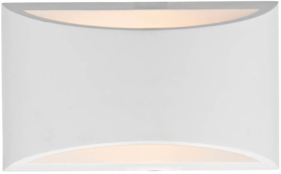 Dar Hove 1 Light Plaster Envelope Wall washer