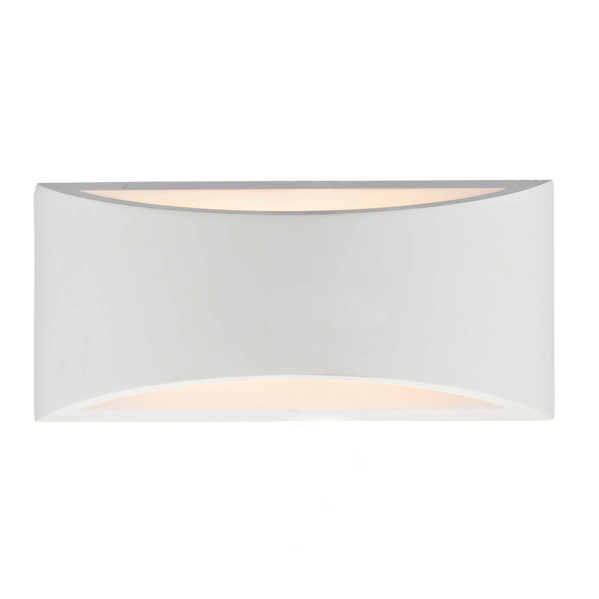 Dar Hove 2 Light Plaster Envelope Wall washer