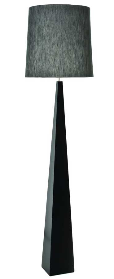 Elstead Ascent Contemporary Black Floor, Modern Black Floor Lamp