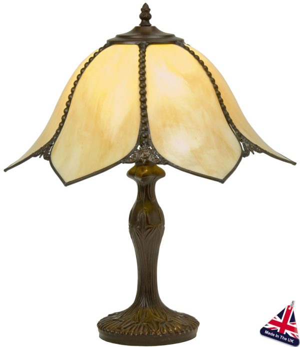Topkapi Handmade Art Nouveau Style 1 Light Table Lamp