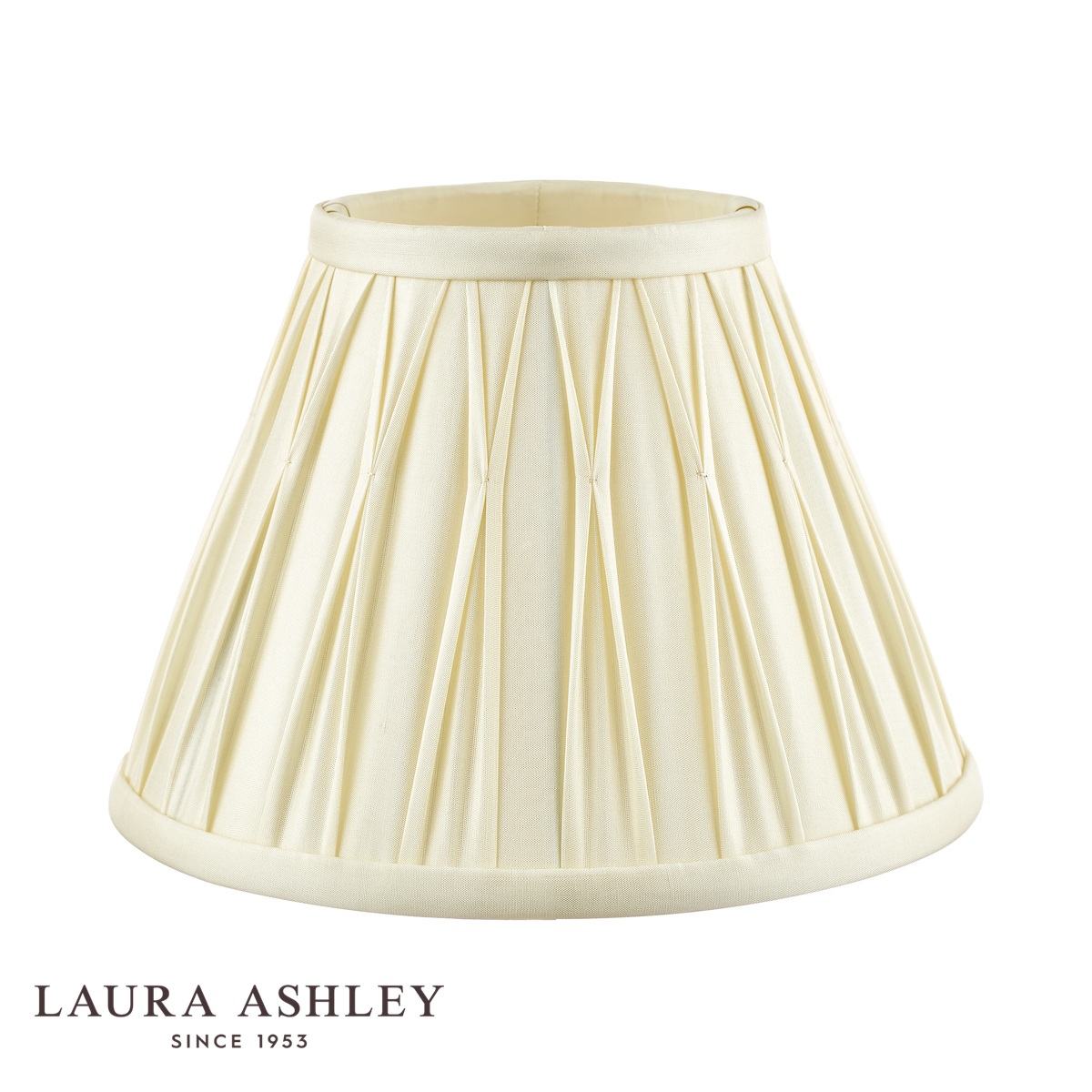 Laura Ashley Fenn Ivory Silk Table Lamp Shade 20cm/8 inch
