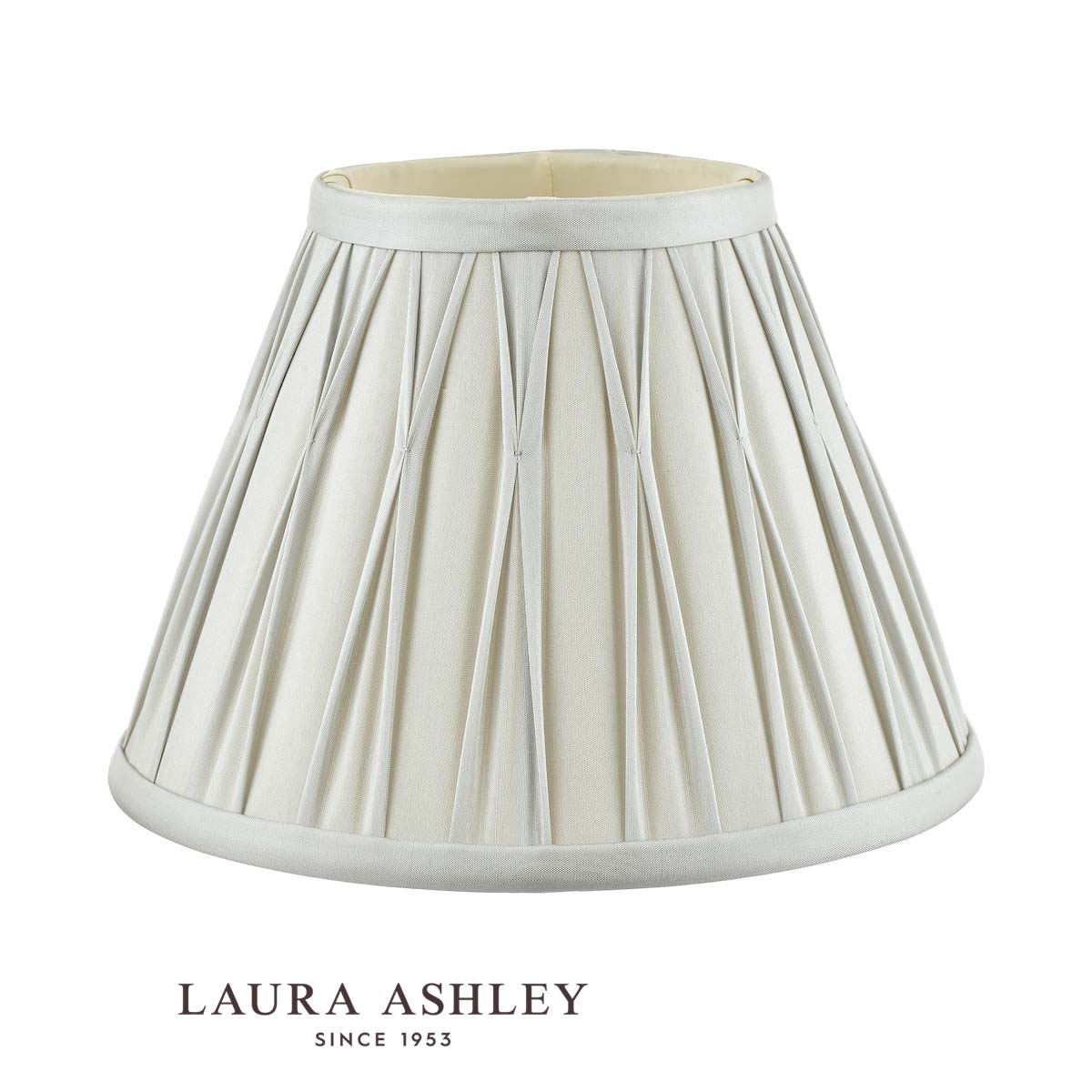 Laura Ashley Fenn Silver Silk Table Lamp Shade 20cm/8 inch
