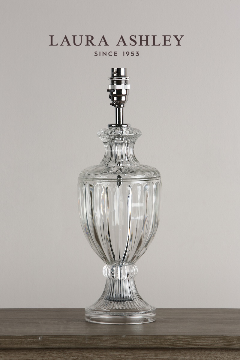 Laura Ashley Meredith Small Cut Crystal Table Lamp Base Only