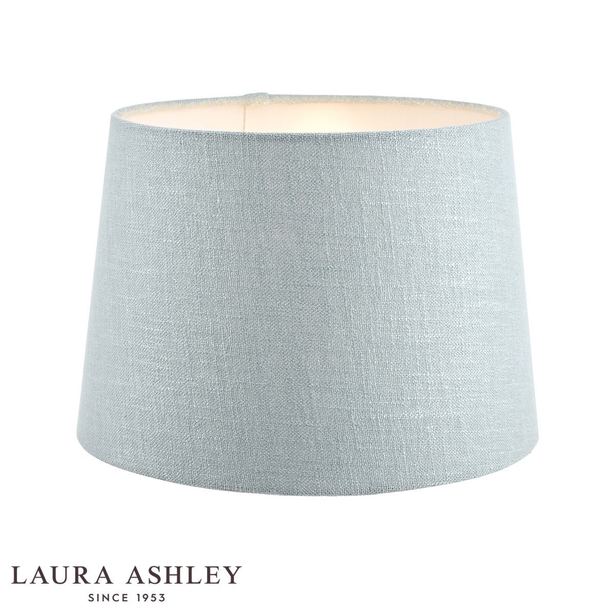 Laura Ashley Bacall 30cm Duck Egg Blue Linen Shade – 12 inch