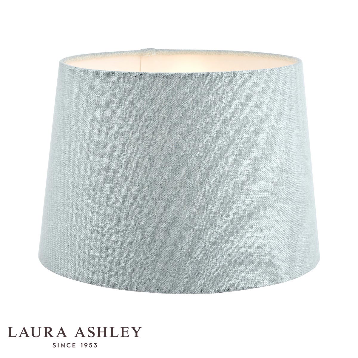 Laura Ashley Bacall 25cm Duck Egg Blue Linen Shade – 10 inch