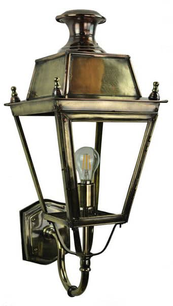 Balmoral Solid Brass Replica Victorian Outdoor Wall Lantern