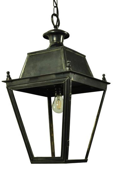 Balm Large Solid Brass Replica, Large Hanging Front Porch Lights