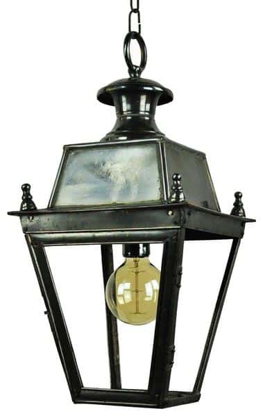 Balmoral Solid Brass Victorian Hanging Outdoor Porch Lantern