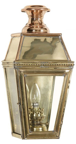 Kensington Solid Brass Victorian Outdoor Wall Passage Lamp