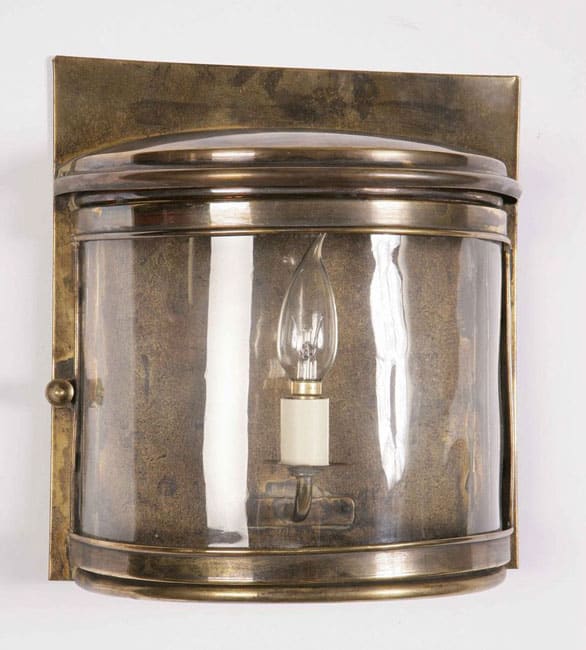 Deco Solid Brass Period Outdoor Wall Light