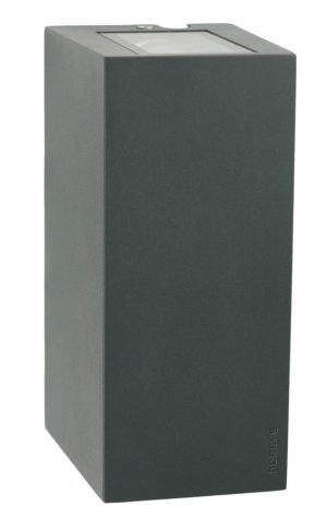 Norlys LILLEHAMMER AL 6w LED up / down outdoor wall light in graphite IP54