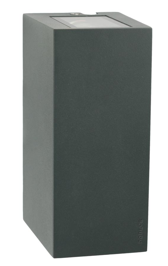 Norlys Lillehammer 6w LED Up & Down Outdoor Wall Light Graphite IP54