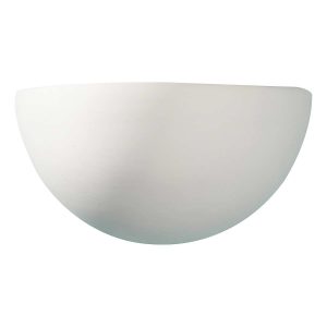 Marino classic half-moon paintable wall washer, on a white background.