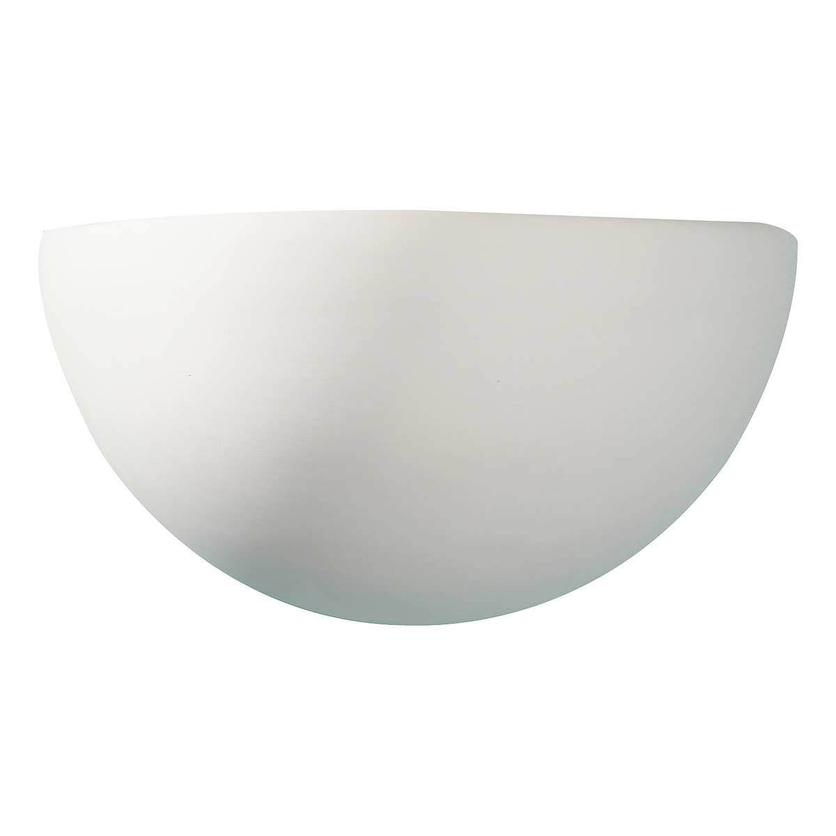 Dar Marino Classic Half Moon Paintable Ceramic Wall Washer