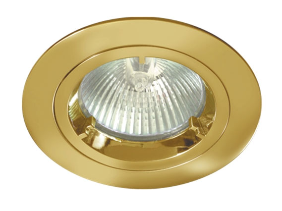 Polished Brass Low Voltage Cast Downlight