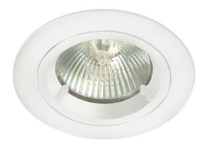 White Finish Low Voltage Cast Downlight