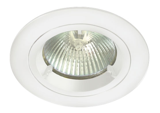 White Finish Low Voltage Cast Downlight