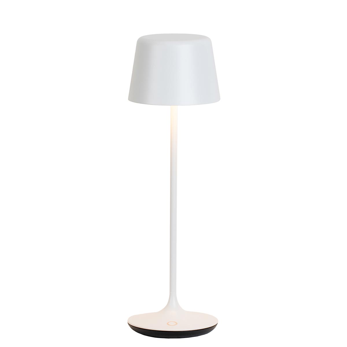 Nomad Tall Rechargeable LED Table Lamp Cream Ceramic IP65