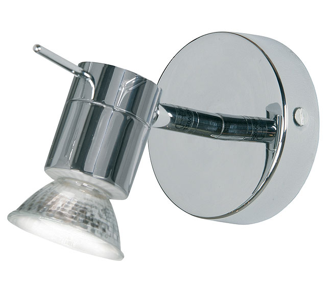 Cara Chrome IP44 Bathroom Wall Spotlight