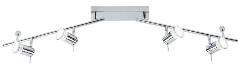 Cara Bathroom Spotlight Chrome 4 Light