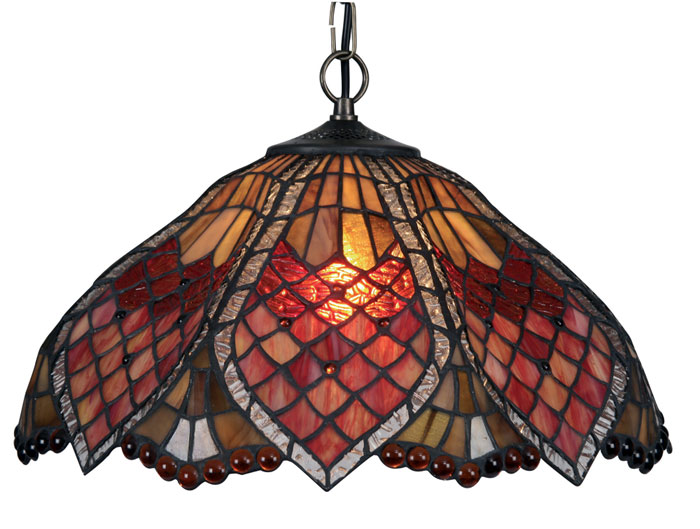 Large Sensual Orsino Tiffany Pendant Light